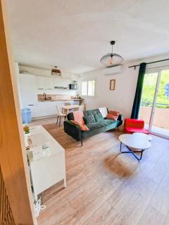 Studio de charme, wifi, parking privatif privé, clim, proximité polygone riviera - Cagnes-sur-Mer - 9