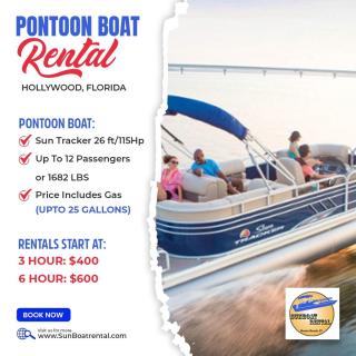 SunBoat Rental - Pontoon Boat Rental - Dania Beach - 7