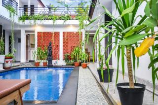 White Blue House 1 - Pvt Room, Shared Pool&Kitchen - Ubud - 4