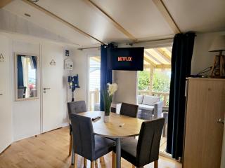 Évasion océanique : Mobil-home dans un camping 4* à 50m de l'océan - La Bétaudière - 7