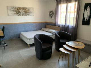 Grand studio très agréable avec bar, cuisine et terrasse - Cagnes-sur-Mer - 4