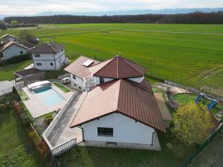 Villa 5*, 15 personnes, Piscine à 20 min de Genève - Juvigny - 7