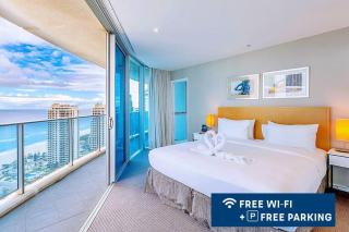 Hilton- Luxury Sky Ocean Lv27 Large Apartment - Gold Coast - 3