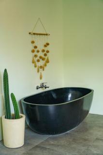 KIKI VILLAGE BATHTUB AND LIVING ROOM - 4