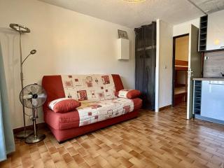 Studio cabine avec piscine, parking privé et loggia – 4 couchages, proche mer et commerces - FR-1-225-818 - Argelès-sur-Mer - 6