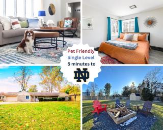 Summer Special! Great for Gatherings, King Beds, Firepit, Pet Friendly with Huge Fenced Yard - South Bend - 0