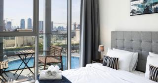 Stunning Luxury 1BR - Modern with Pool View - JVC - Dubai - 6