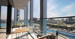 Stunning Luxury 1BR - Modern with Pool View - JVC - Dubai - 9