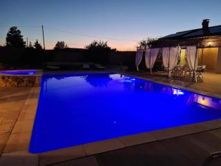 Les glycines-piscine à débordement - Rians - 4