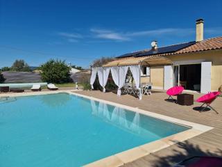 Les glycines-piscine à débordement - Rians - 7