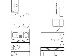 Charmant 2P avec Balcon S/E, Proche Pistes et Commerces, Tout Équipé - 73550 Les Allues - FR-1-182-256 - Les Allues - 4