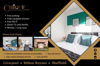 CONTRACTORS, Central MK, Free off street Parking, close to amenities, Managed by Chique Properties Ltd - Milton Keynes - 0