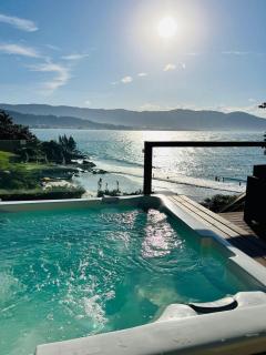 Spa Jacuzzi, Lareira, Beira mar, 4 Suítes - Garopaba - 9