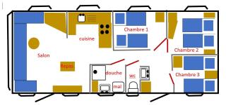 Mobil home 6 personnes - Saint-Jean-de-Monts - 6