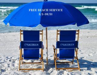 Nautilus 1101 - 3 BR/ 2 1/2 BA Ground Floor on the Beach - Free Beach Service March to October - Fort Walton Beach - 8