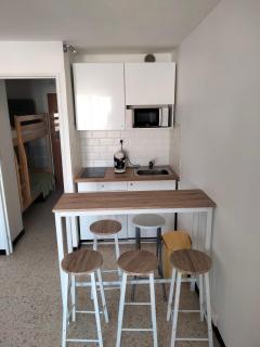 Cap d' Agde - Studio-Cabine - 100 m Plage du Môle - classé 1 étoile - 6