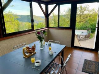 Gîte vue imprenable Vallée du Lot, piscine privée - Calvignac - 6