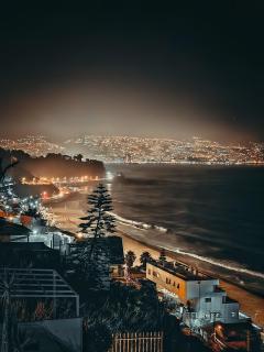 Moderno departamento con dormitorio y terraza con vista al mar y parrilla en Reñaca - Viña del Mar - 7