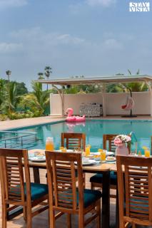 StayVista at Rio Vista with Pool, Lawn, Music Speaker & Game - 8