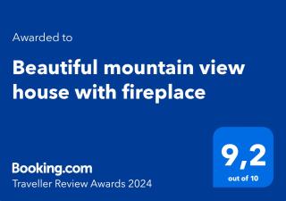 Beautiful mountain view house with fireplace - Dhirrákhion - 5