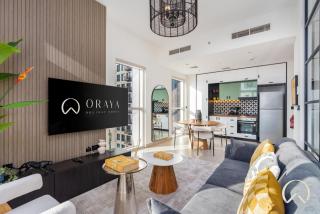 Oraya - Stylish 2BR in Socio Tower 2 With Pool View - Dubai - 4