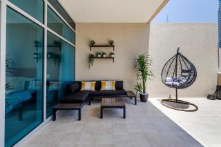 1BR Study Bay Square City View Business Bay - Dubai - 5