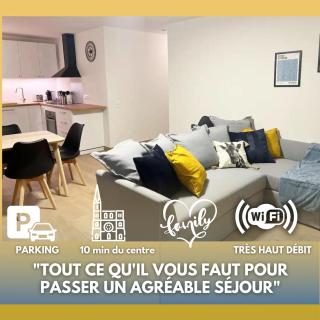 Grand Appart Neuf Lumineux, parking gratuit, 10 min Centre - Straßburg - 0