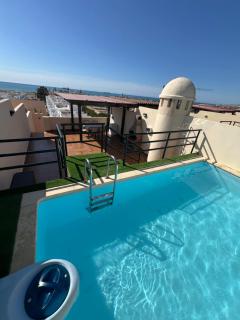 Ático con vistas al mar y piscina privada - Vera - 0