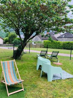 La Suite Unique - Le jardin sur les Pyrénées- vue panoramique montagne -jardin clôturé privé de 100m2-Parking-Linge de lit et serviettes compris- - Bielle - 8