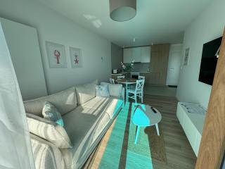 4SUMMER BLUE MARIS White Blue Sauna & Fitness & Parking 100 metrów do pięknej szerokiej piaszczystej plaży, 100 Meter zu einem schönen breiten Sandstrand - 4