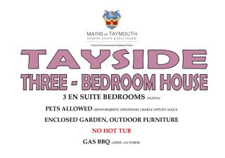 Mains of Taymouth Country Estate 4* Houses - 3