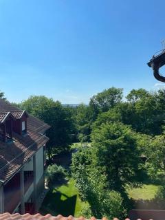 FeWo 57 - Appartement im Rottalblick - Helle Kuschelecke genießen mit Bademantelgang zur Therme und TV, Stellplatz im Haus - 8