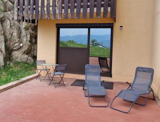 Studio 2 pers, rez-de-chaussée, grande terrasse plein sud - Font-Romeu-Odeillo-Via - 1