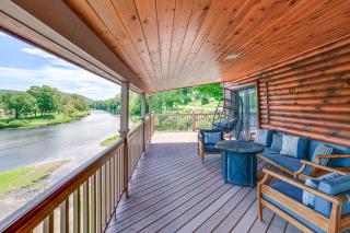 Mtn-View Catskills Cabin on Delaware River! - Deposit - 9