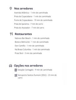 Apartamento pé na Areia - Copacabana - Rio de Janeiro - 3