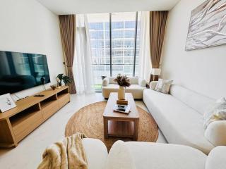 Fully Furnished 1br W Relaxing Lagoon View - Dubai - 4
