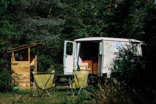 Logement insolite L'heureux hasard - van vintage - Contres - 8