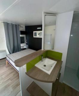 Mobilhome moderne avec grande terrasse, pergola, HUDIMESNIL - 9