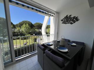 Sol-y-days, Sables d'or, résidence avec piscine, studio cabine moderne avec balcon - 7