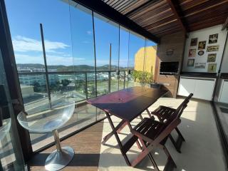 Alto Padrão vista lateral mar Jacuzzi privativa e piscina no condomínio - 5