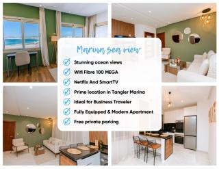 Marina Sea view Apartment with private Parking & WiFi High Speed ! - Tangeri - 9