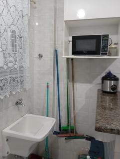 Apartamento em Mongaguá Pé na areia, em frente a plataforma de pesca - 1