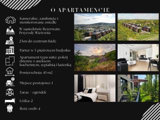 Apartament Wietrznia z tarasem, ogródkiem, parkingiem, na prestiżowym osiedlu obok rezerwatu przyrody NEW!!! - Kielce - 1