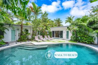 Steps to Beach Heated Pool 2 Houses together Sugar Key RESlDENCES - Fort Lauderdale - 0