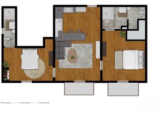 Les balcons de Briançon T3 avec 2 salles de bain - Briançon - 1