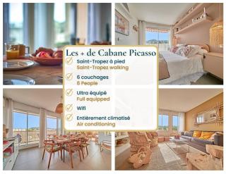 Cabane Picasso-Saint-Tropez, appartement 3 chambres dans résidence-parking - Saint-Tropez - 0