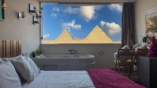 Full Pyramids View with Jacuzzi & Roof Top Access - Il Cairo - 6