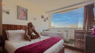 Full Pyramids View with Jacuzzi & Roof Top Access - Il Cairo - 9