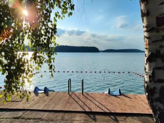 Zakątek Wdzydze -domek nr 7 w pierwszej linii od jeziora - Borsk - 3