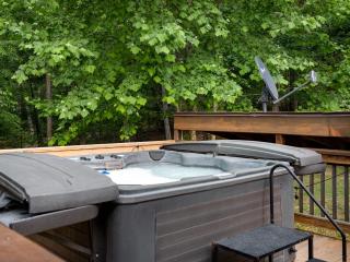 Shenandoah dog friendly cabin - hot tub, fire pit, BBQ, outdoor dining - AWD or 4WD needed - 8